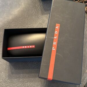 Authentic Prada sunglasses case and box